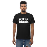 ultra black short-sleeve men's black tee